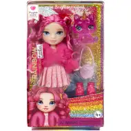 Rainbow High: Magenta kistesó baba kiegészítőkkel