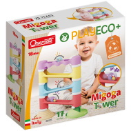 Quercetti: Migoga Tower Eco 17 db-os golyópálya játékszett