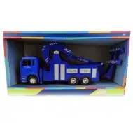Lendkerekes Rendőr autóvontató teherautó 30cm