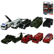 Die-Cast: Rendvédelmi kisautó szett kétféle változatban