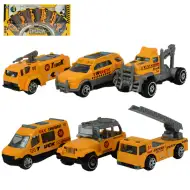 Truck Team: 6db-os szett építőipari kisautó szett 1/64