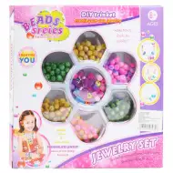 Beads Series: Ékszerkészítő szett 100+ gyönggyel és cérnával