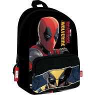 Luna: Must Team Marvel Deadpool és Rozsomák lekerekített iskolatáska, hátizsák 29x17x41cm