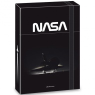 Ars Una: NASA fekete gumis füzetbox A/4-es