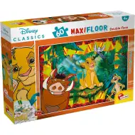 Az Oroszlánkirály 2 az 1-ben 60db-os maxi puzzle és színező 70x50cm - Lisciani