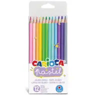 Pasztell színű ceruzakészlet 12db-os - Carioca
