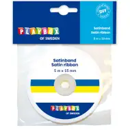 PlayBox: Kék-sárga színű szatén szalag 15mm-es szélesség 5m