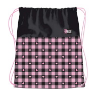 St.Right Pink Checkered tornazsák, sportzsák 43x34cm