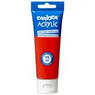 Acrylic 75ml-s akril festék piros színben - Carioca