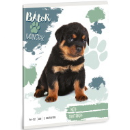 Ars Una: Bátor Mancsok - Rottweiler 2. osztályos vonalas füzet A/5 16-32