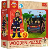 Sam a tűzoltó 24db-os fa puzzle - Trefl