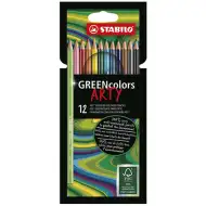 Stabilo: GREENcolors ARTY színesceruza 12db-os szett