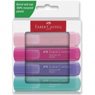 Faber-Castell: 1546 Szövegkiemelő pasztell színben 4db-os szett