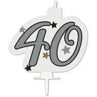 Szülinapi számgyertya - 40-es szám