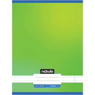 Nebulo: Tűzött vonalas friss zöld színű füzet 81-32 A/4