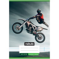 Nebulo: Tűzött 4. osztályos freestyle motoros mintás vonalas füzet 21-32 A/5