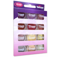 TyToo: Meleg színek csillámpor szett 12x2,5ml