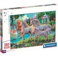 Unikornisok a vízesésnél 180db-os super puzzle - Clementoni