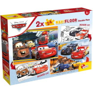 Verdák 2 az 1-ben 2x24db-os maxi puzzle és színező - Lisciani
