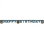 Űrkaland szülinapi „Happy Birthday” feliratú party banner