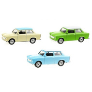Welly: Trabant fém kisautó modell többféle változatban 1/64